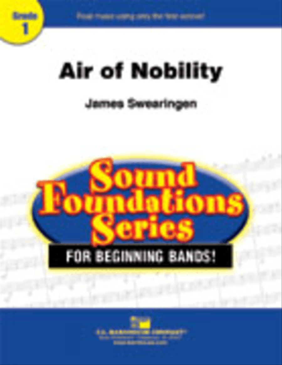 Air of Nobility Air of Nobility Concert Band scores gallery preview page 1