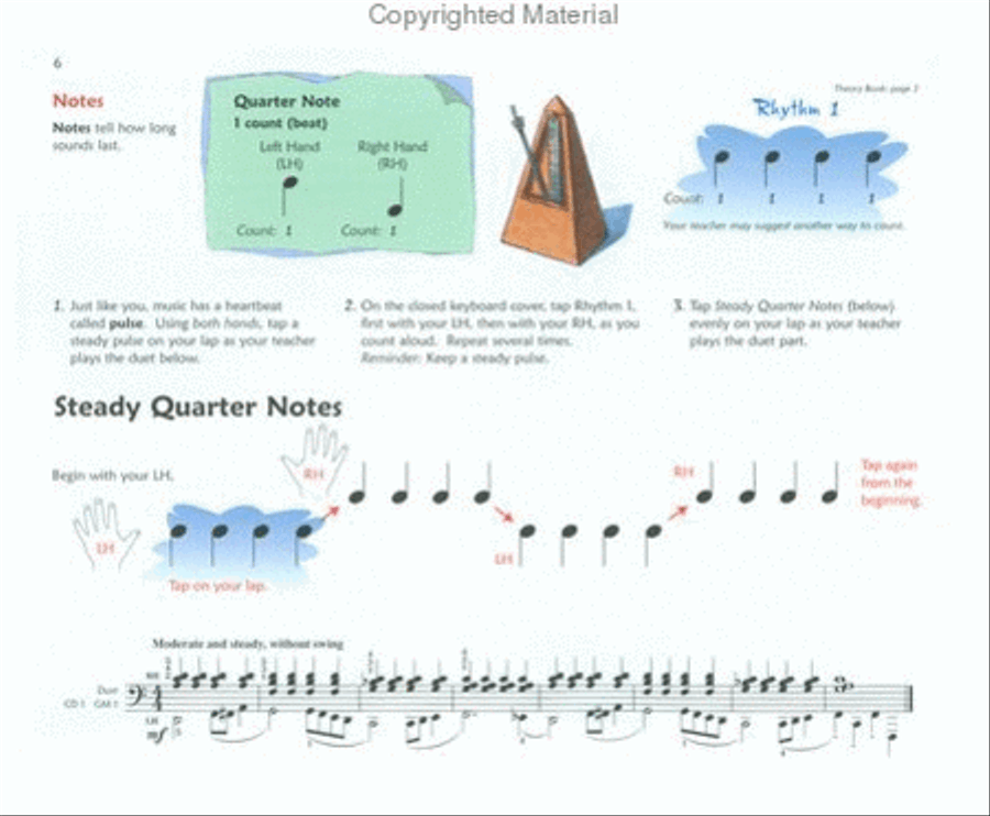 Alfred's Premier Piano Course: The Premier Piano Success Kit - Level 1A Piano Method scores gallery preview page 5