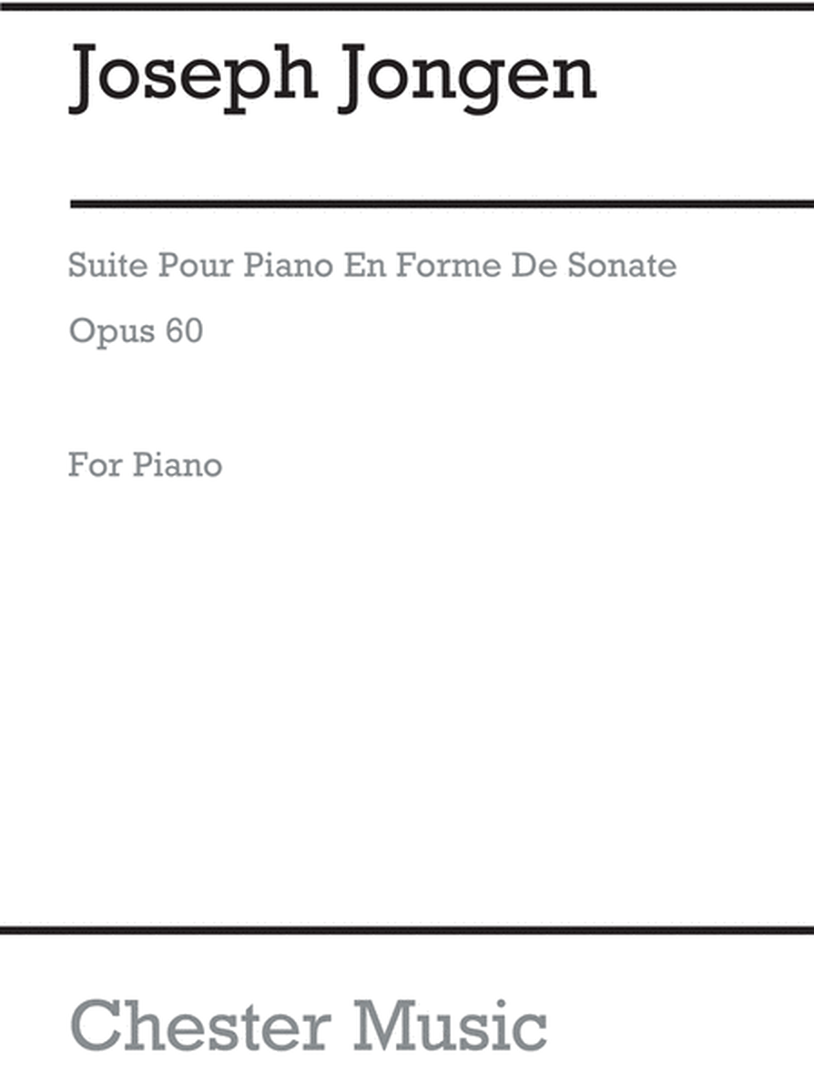 Suite For Piano Op.60