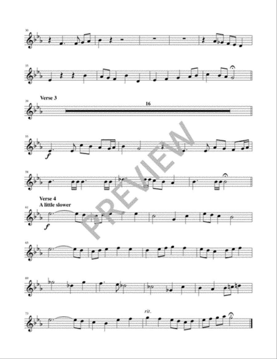 Praise the God of All Beginnings - Instrument edition Trombone scores gallery preview page 5