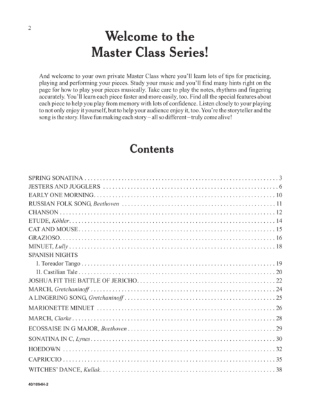 Master Class Series - Level 3