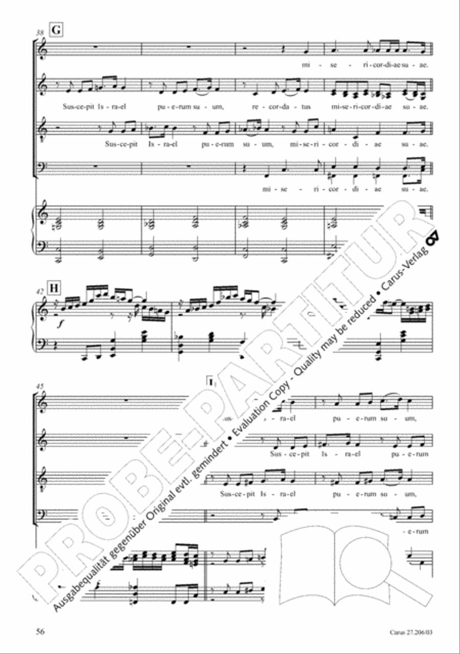 Magnificat 4-Part scores gallery preview page 57