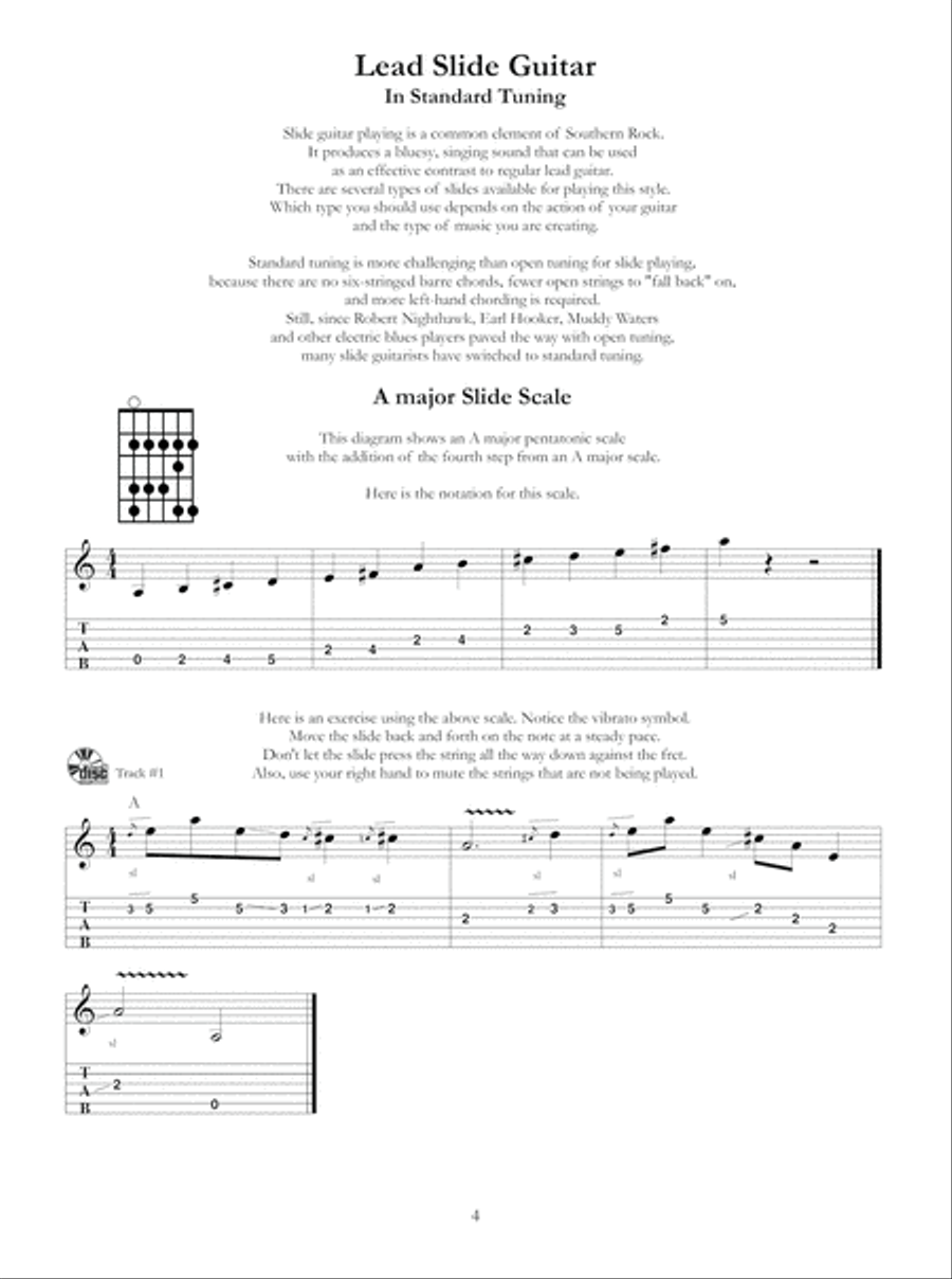 Modern Guitar Method Grade 4, Rock Studies Classical Guitar scores gallery preview page 5