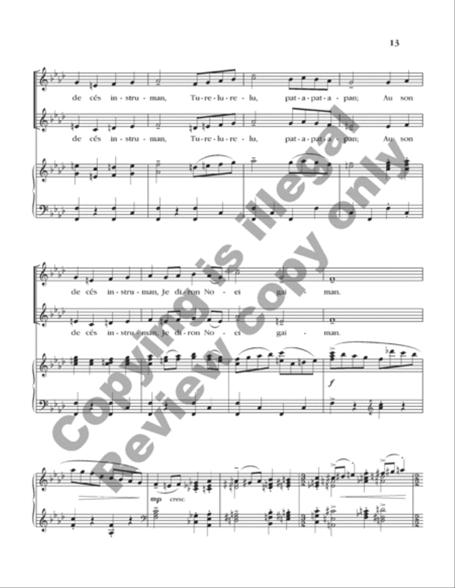 A Symphony of Carols (Choral Score) 4-Part scores gallery preview page 6