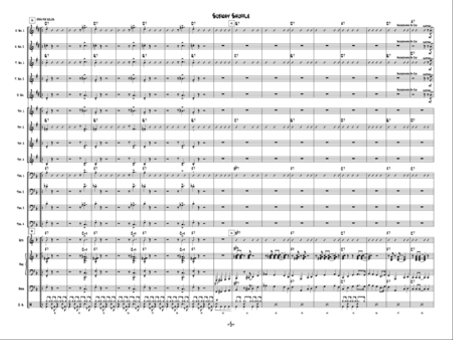 Subway Shuffle Jazz Ensemble scores gallery preview page 5