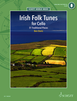 Book cover for Irish Folk Tunes for Cello