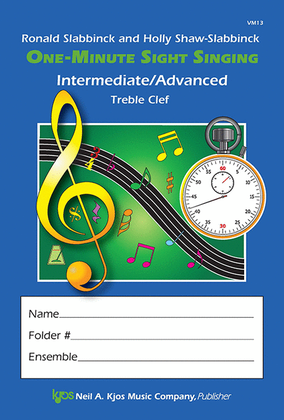 Book cover for One-Minute Sight Singing - Intermediate/Advanced