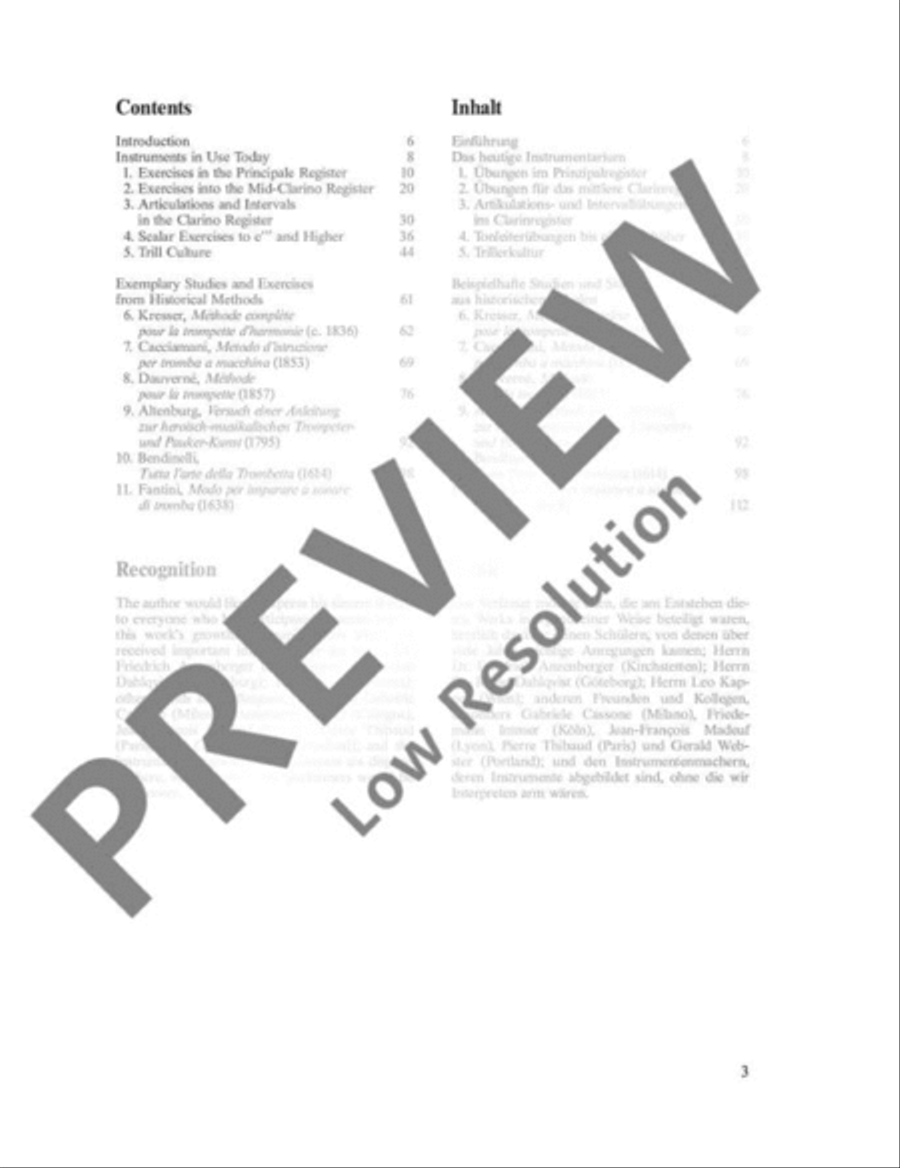 The Art of Baroque Trumpet Playing Trumpet scores gallery preview page 4