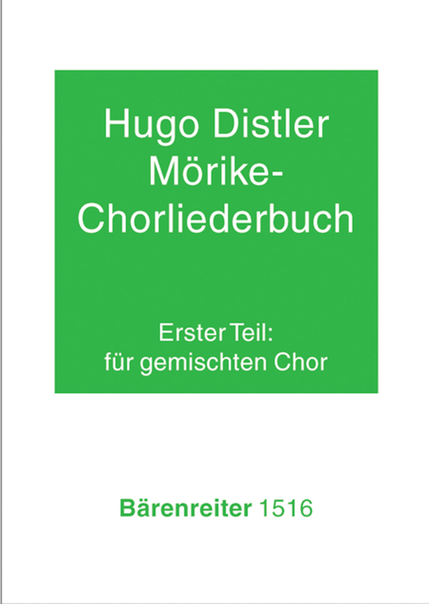 Morike-Chorliederbuch, Teil 1, Op. 19