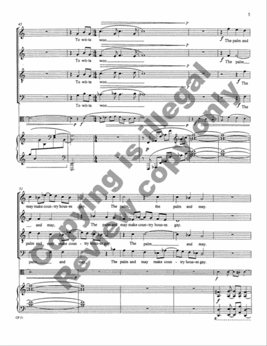 A Song, A Prayer, A Voyage 4-Part scores gallery preview page 5