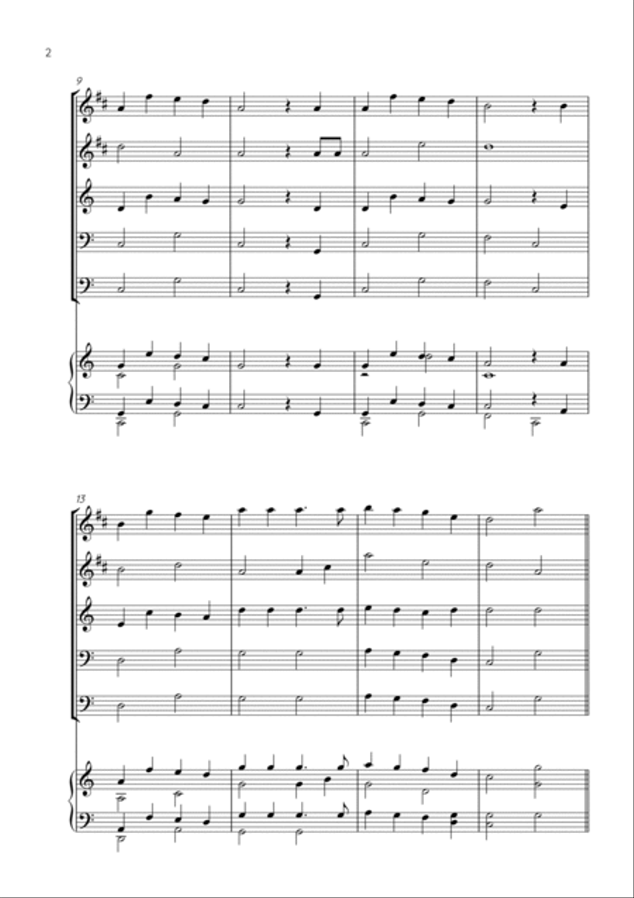 Jingle Bells Chamber Music scores gallery preview page 2
