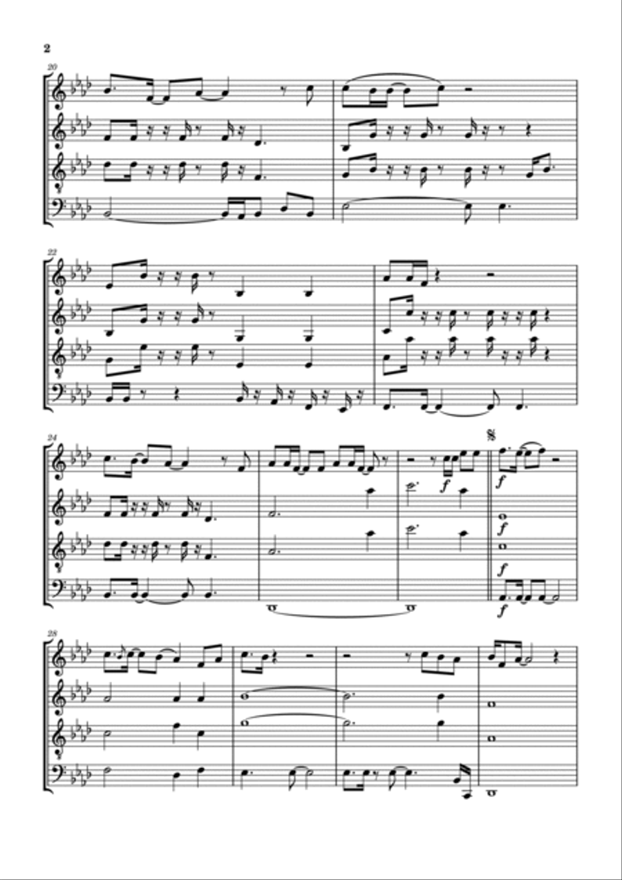 Nightshift Saxophone Quartet scores gallery preview page 3