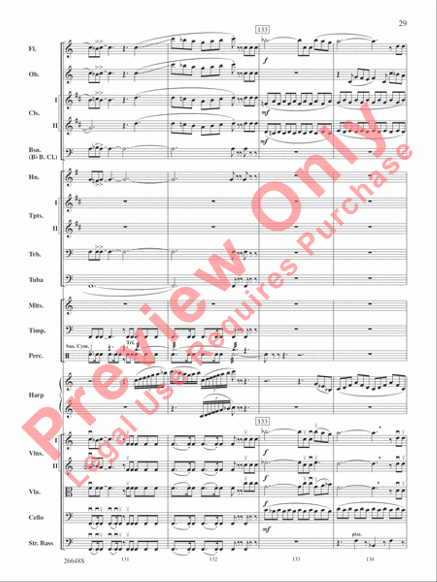 Superman Returns Full Orchestra scores gallery preview page 30