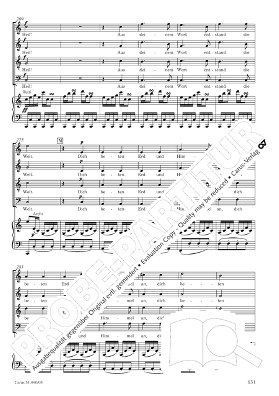 The Creation (Die Schopfung) The Creation (Die Schopfung) 4-Part scores gallery preview page 134