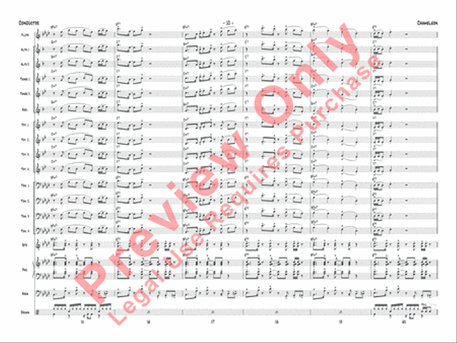 Chameleon Jazz Ensemble scores gallery preview page 13