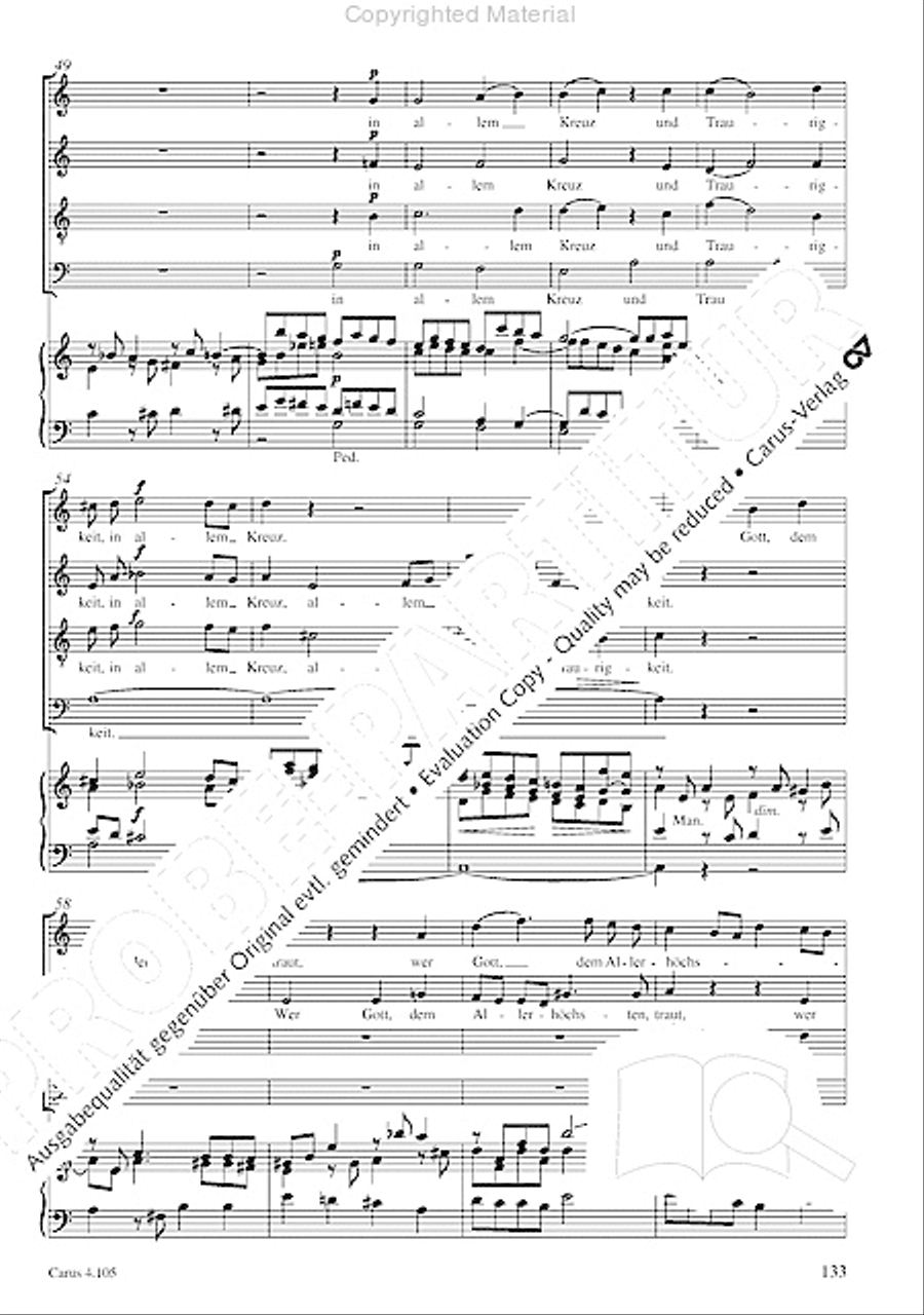 Choral collection Mendelssohn - editionchor Choir scores gallery preview page 134