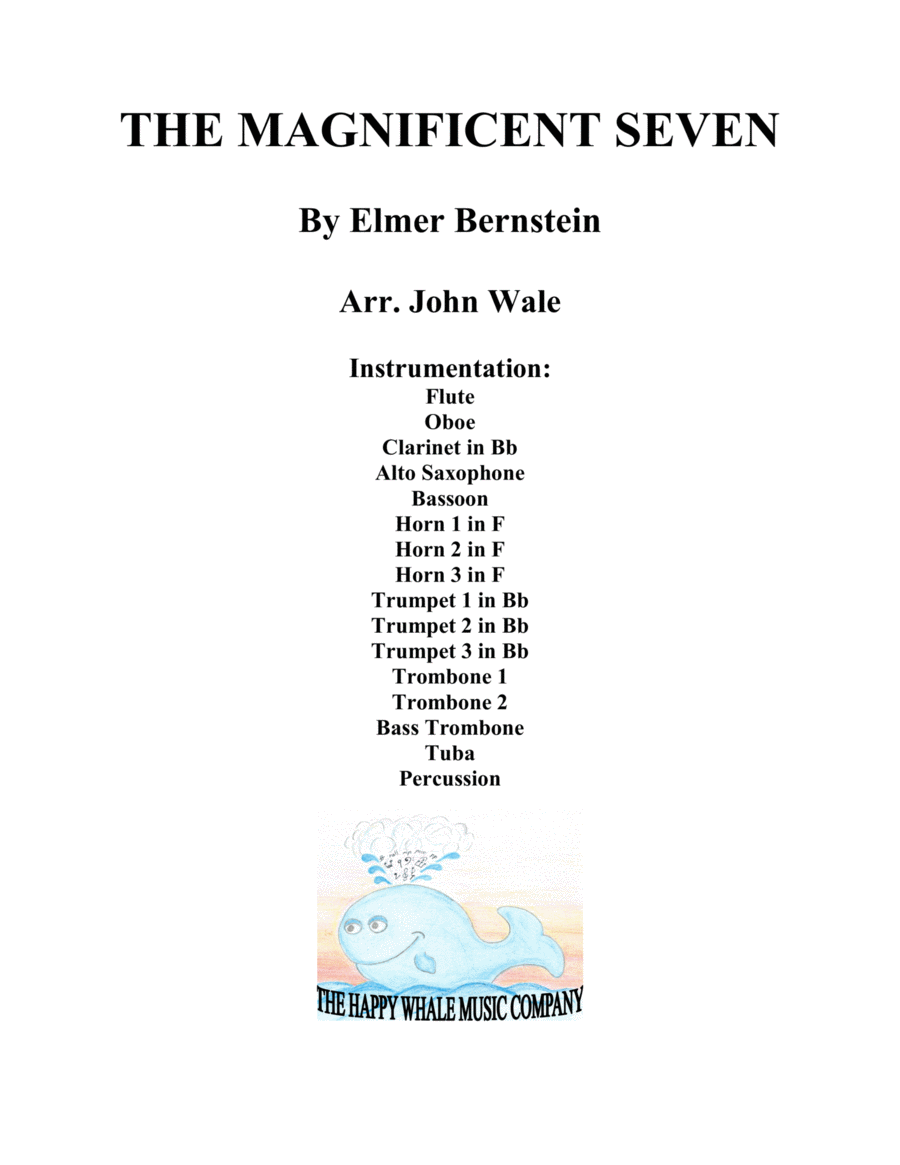 The Magnificent Seven Large Ensemble scores gallery preview page 1