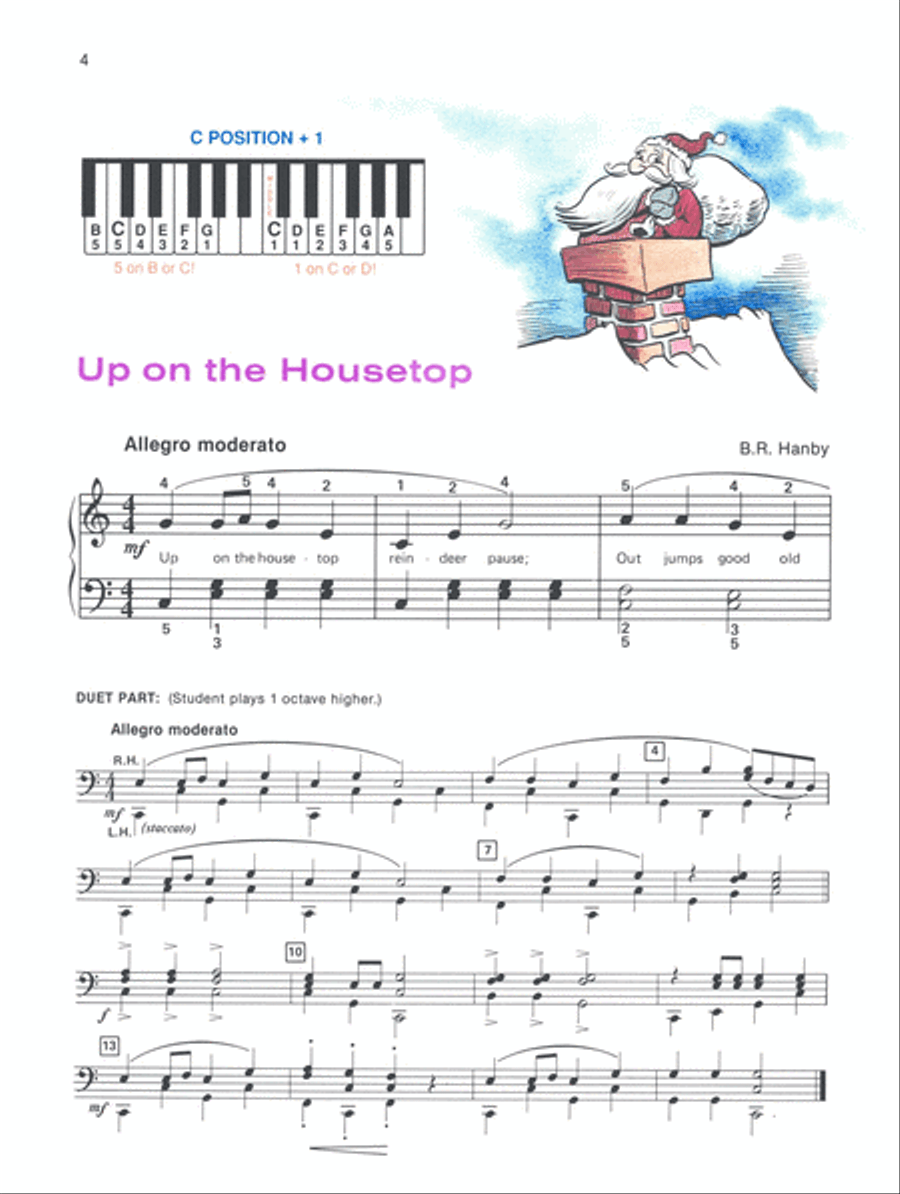 Alfred's Basic Piano Course Merry Christmas! Complete Book 2 & 3 Piano Method scores gallery preview page 3