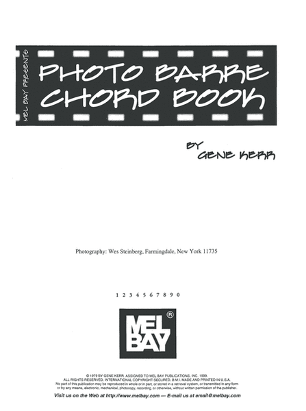 Photo Barre Chord Book
