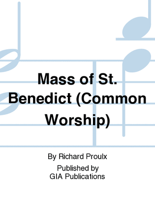 Book cover for Mass of St. Benedict (Common Worship)
