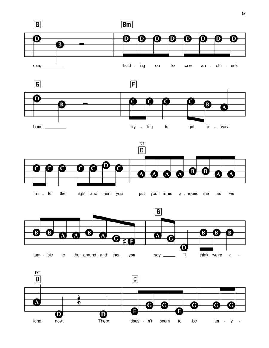 I Think We're Alone Now Electronic Keyboard scores gallery preview page 2
