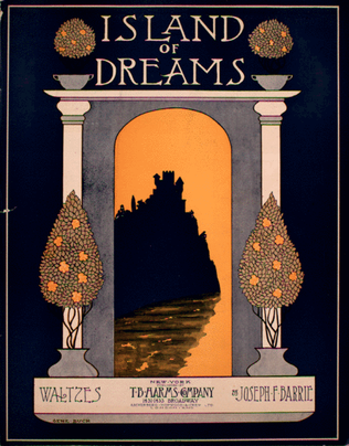 Book cover for Island of Dreams. Waltzes
