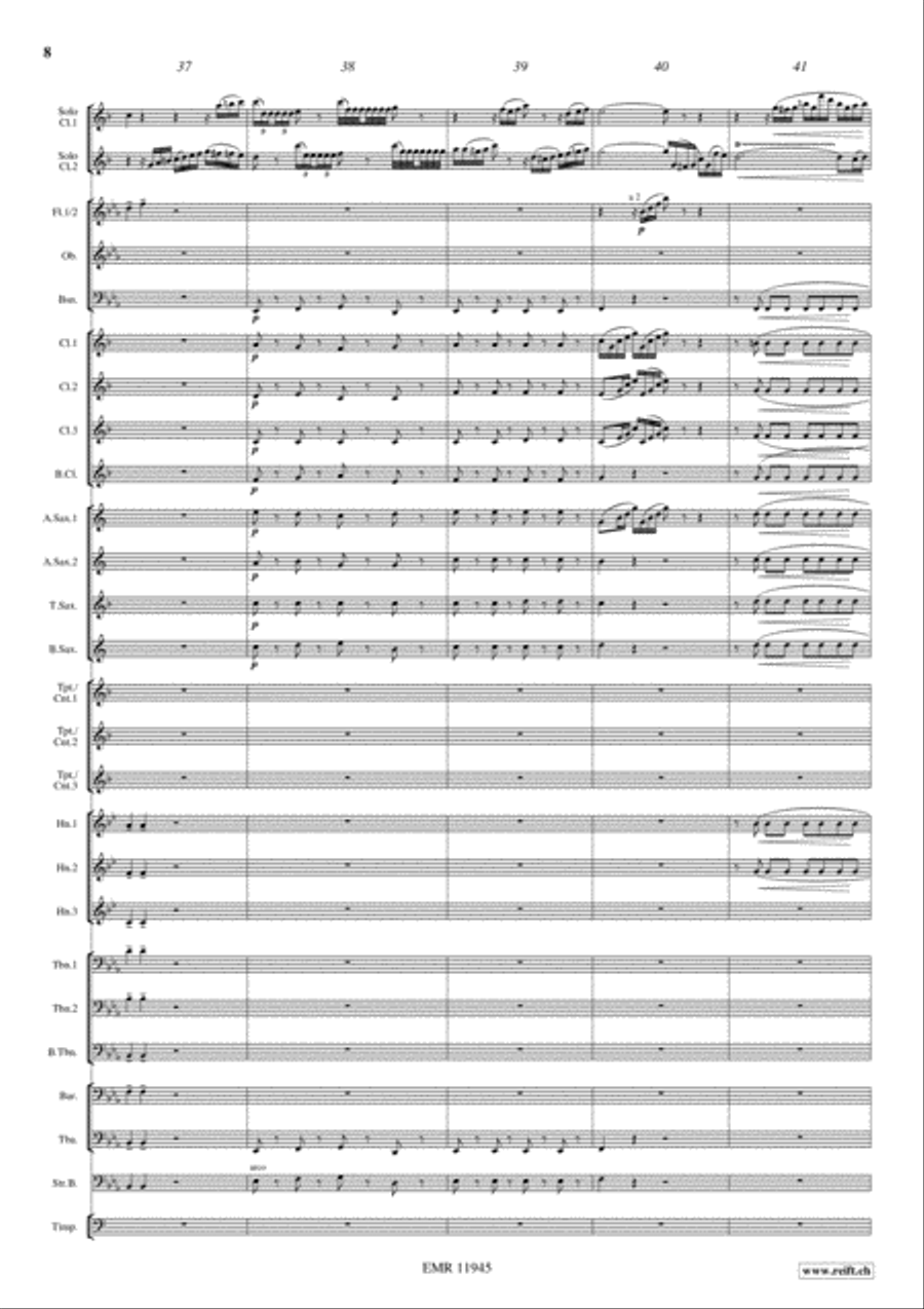Concerto Concert Band scores gallery preview page 8