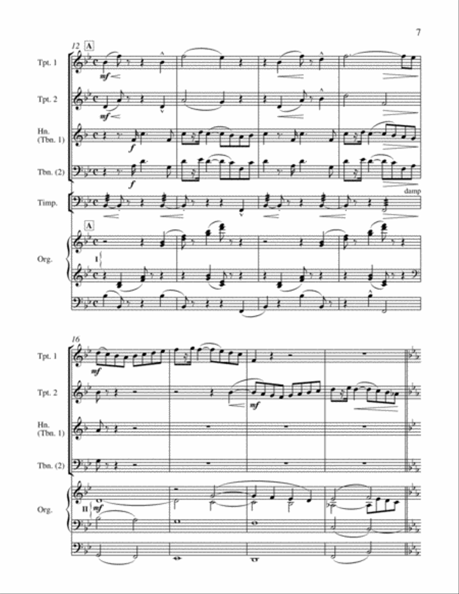 Festive Prelude Organ scores gallery preview page 13