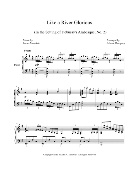 Like a River Glorious (Piano Solo) image number null