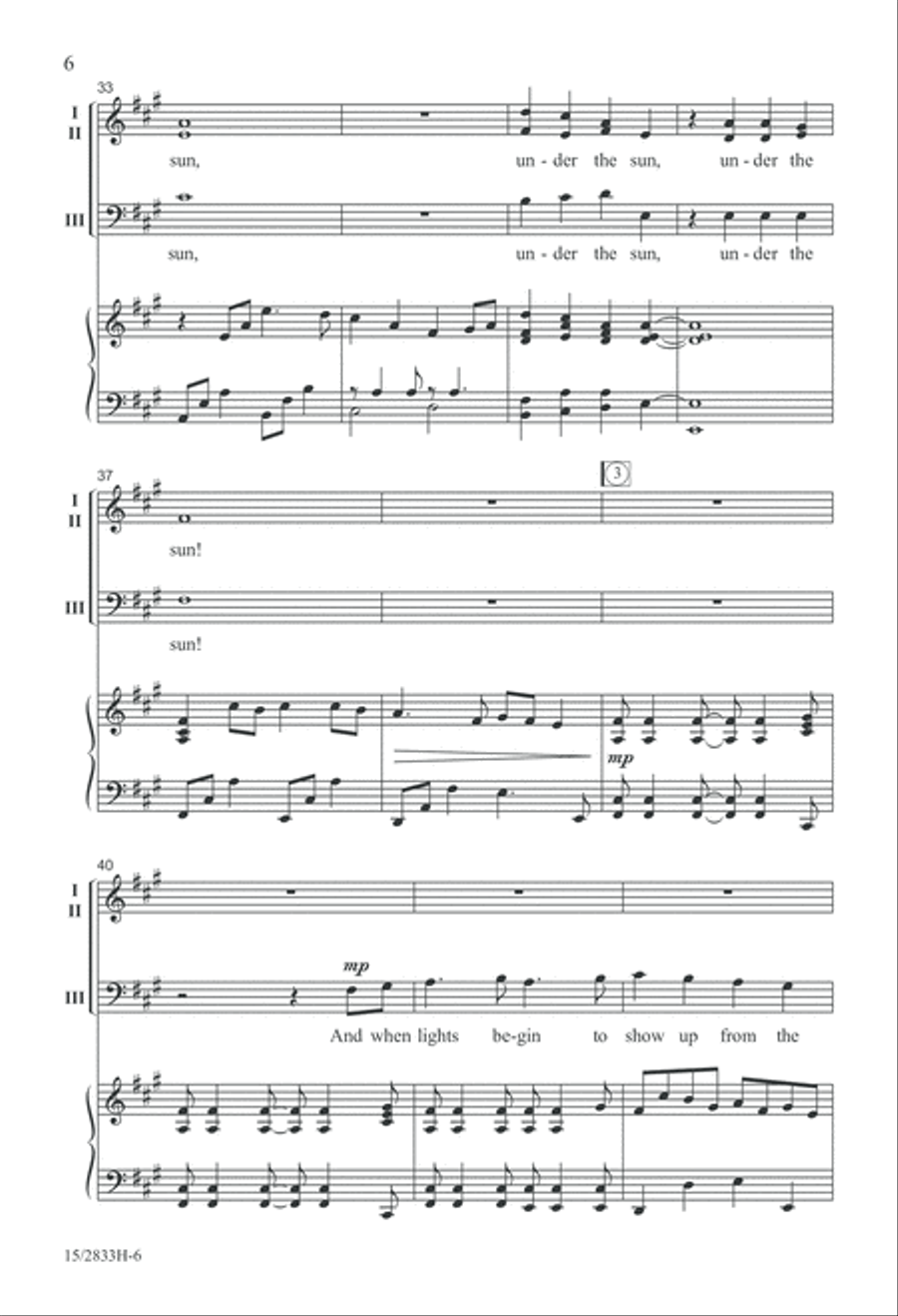 Afternoon on a Hill Afternoon on a Hill 3-Part scores gallery preview page 7