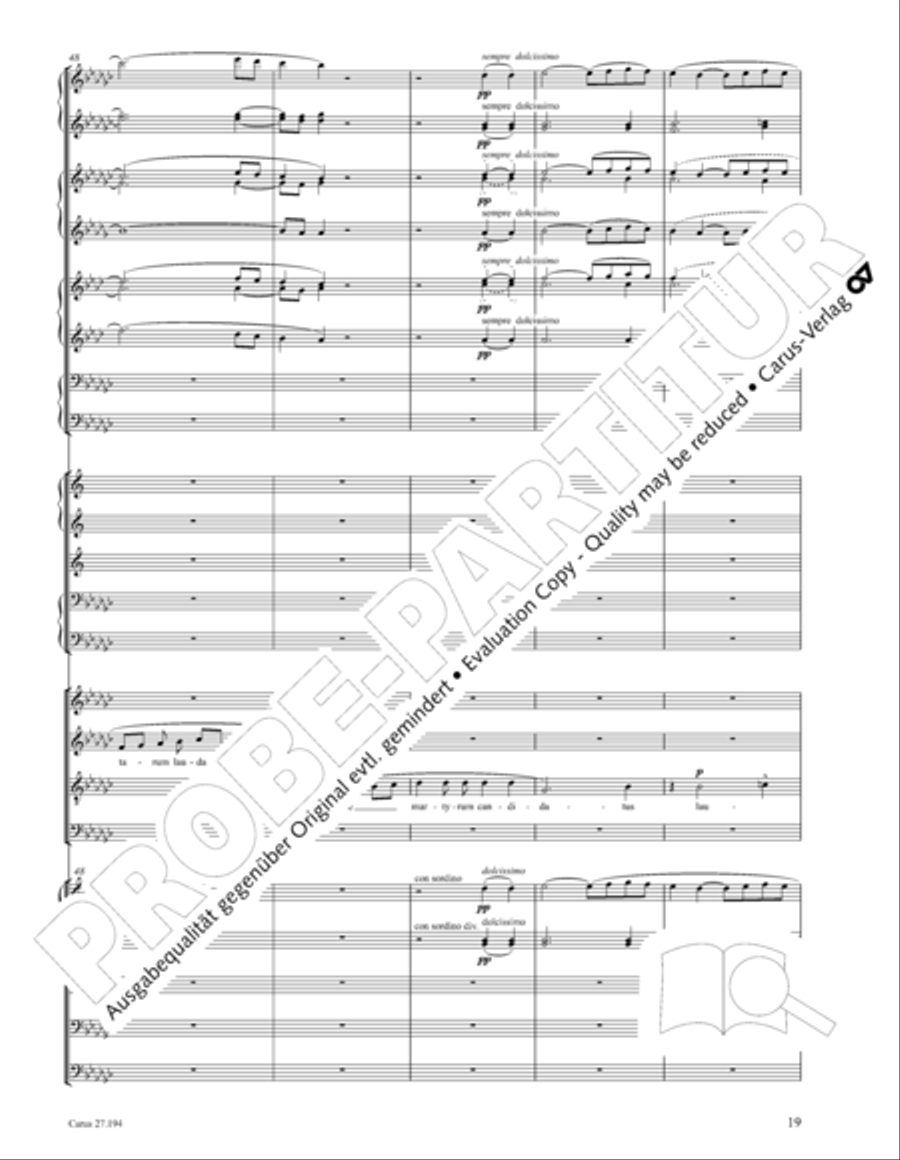 Te Deum Te Deum 4-Part scores gallery preview page 20