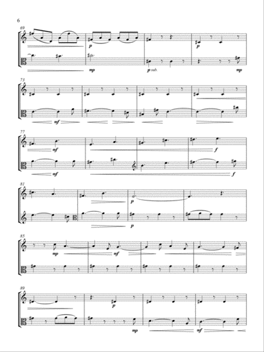 Prelude Variations Prelude Variations Viola scores gallery preview page 6