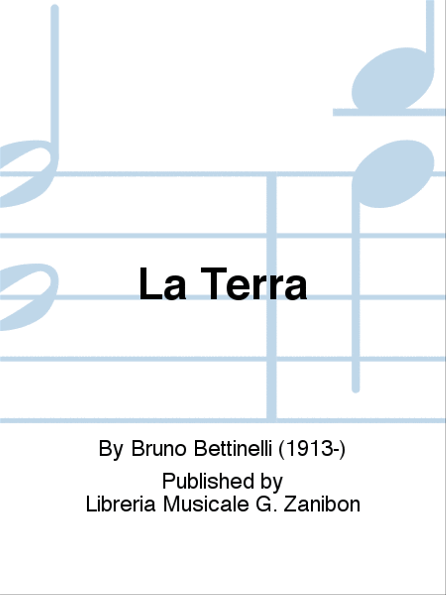 La Terra La Terra Voice scores gallery preview page 1