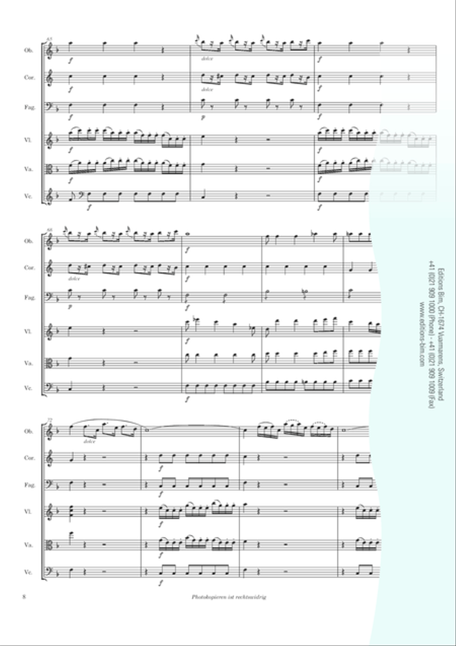 Sesteto No 2 Bassoon scores gallery preview page 7