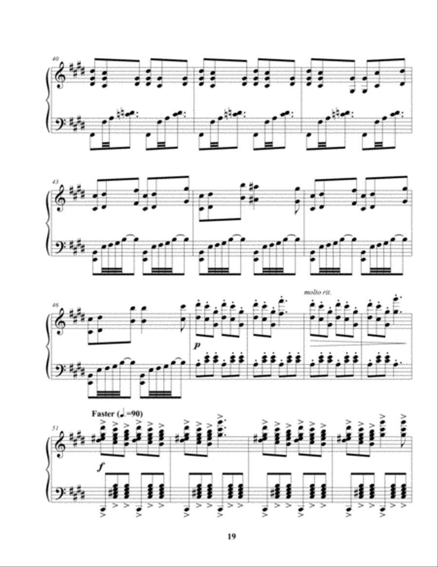 Piano Sonata No. 1 Movement 3 "Reflection of Passing" image number null