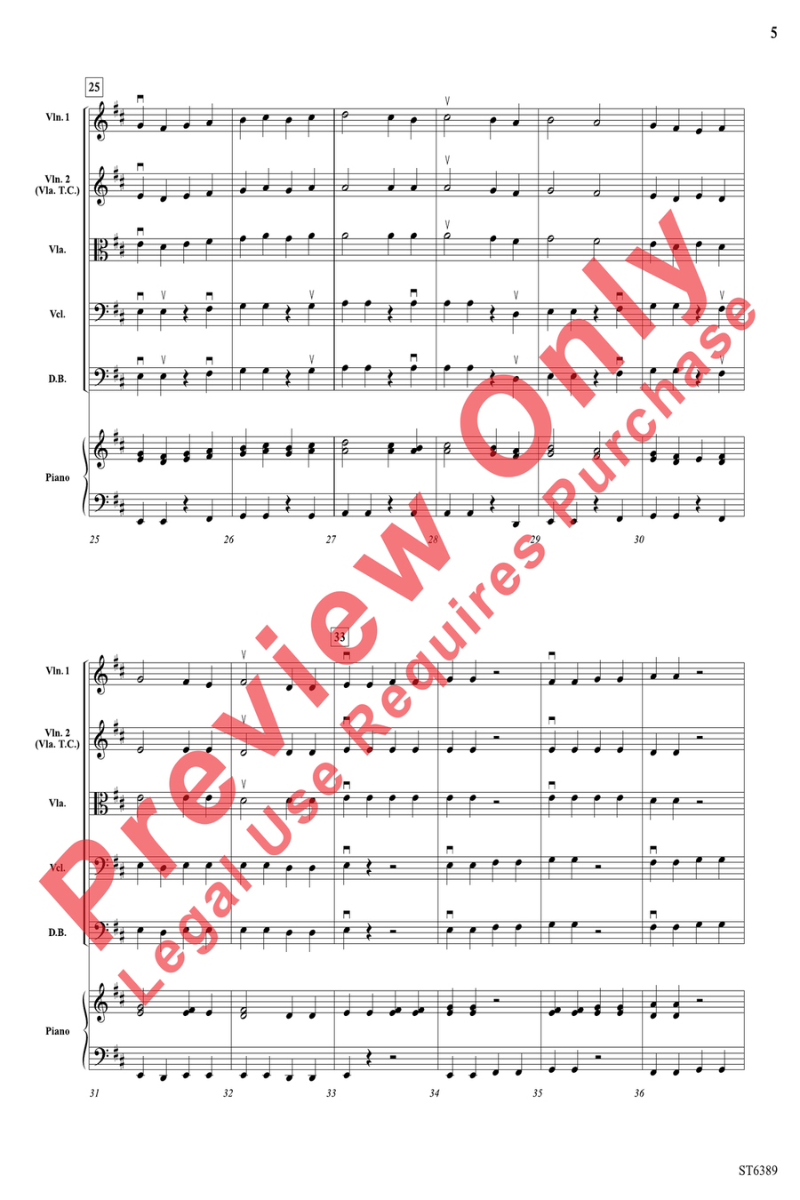Impulse String Orchestra scores gallery preview page 5