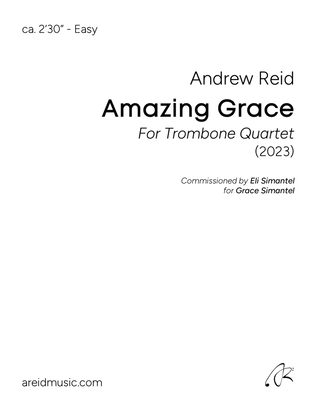 Book cover for Amazing Grace (For Trombone Quartet)