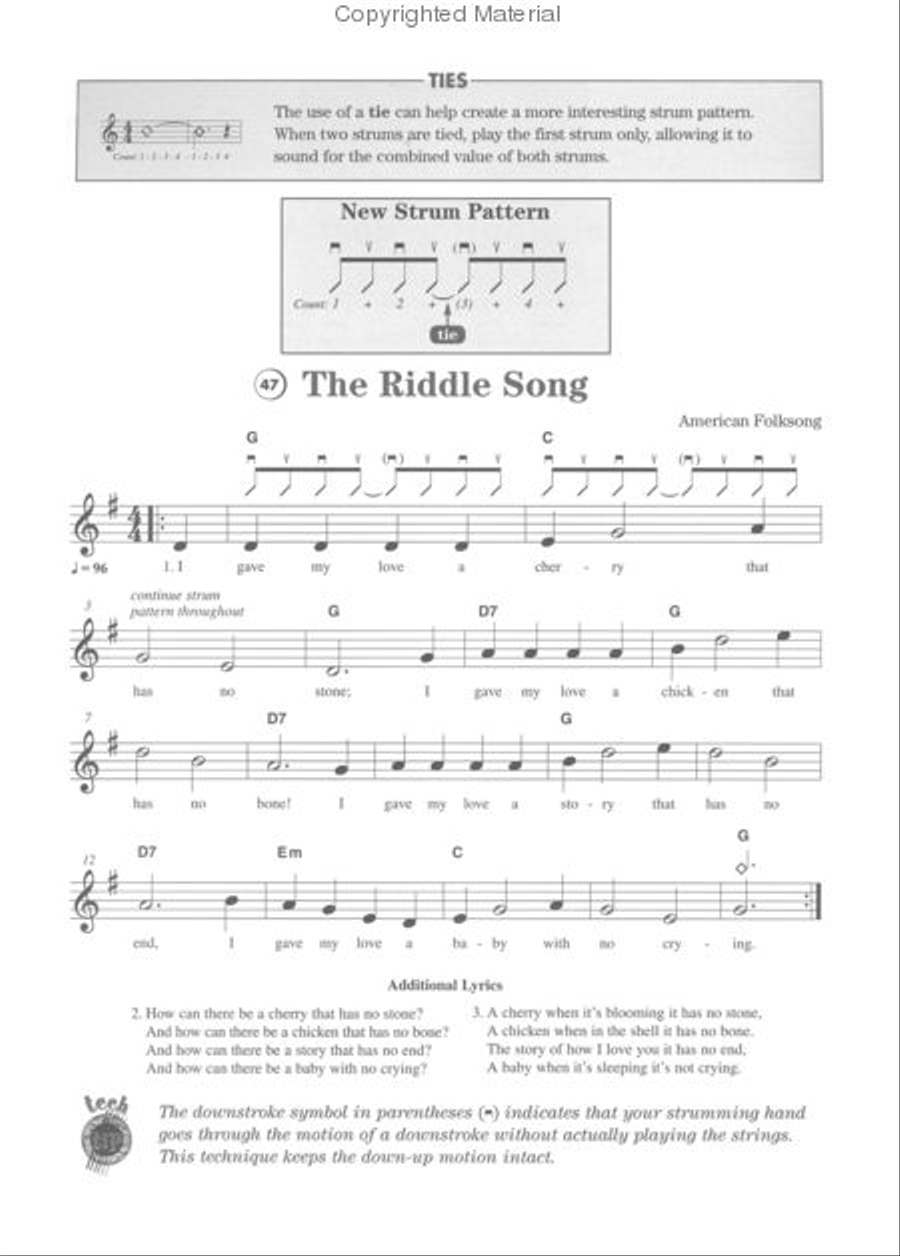 Everybody's Strum & Play Guitar Chords Easy Guitar scores gallery preview page 4
