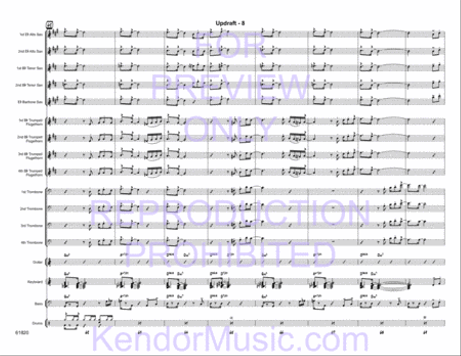 Updraft Updraft Jazz Ensemble scores gallery preview page 9