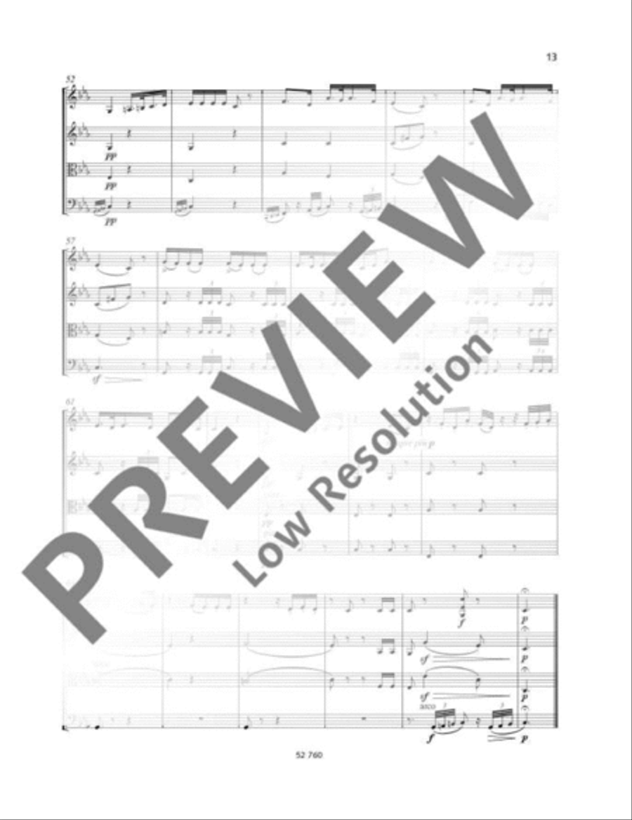 Fox, you've stolen the goose String Quartet scores gallery preview page 14