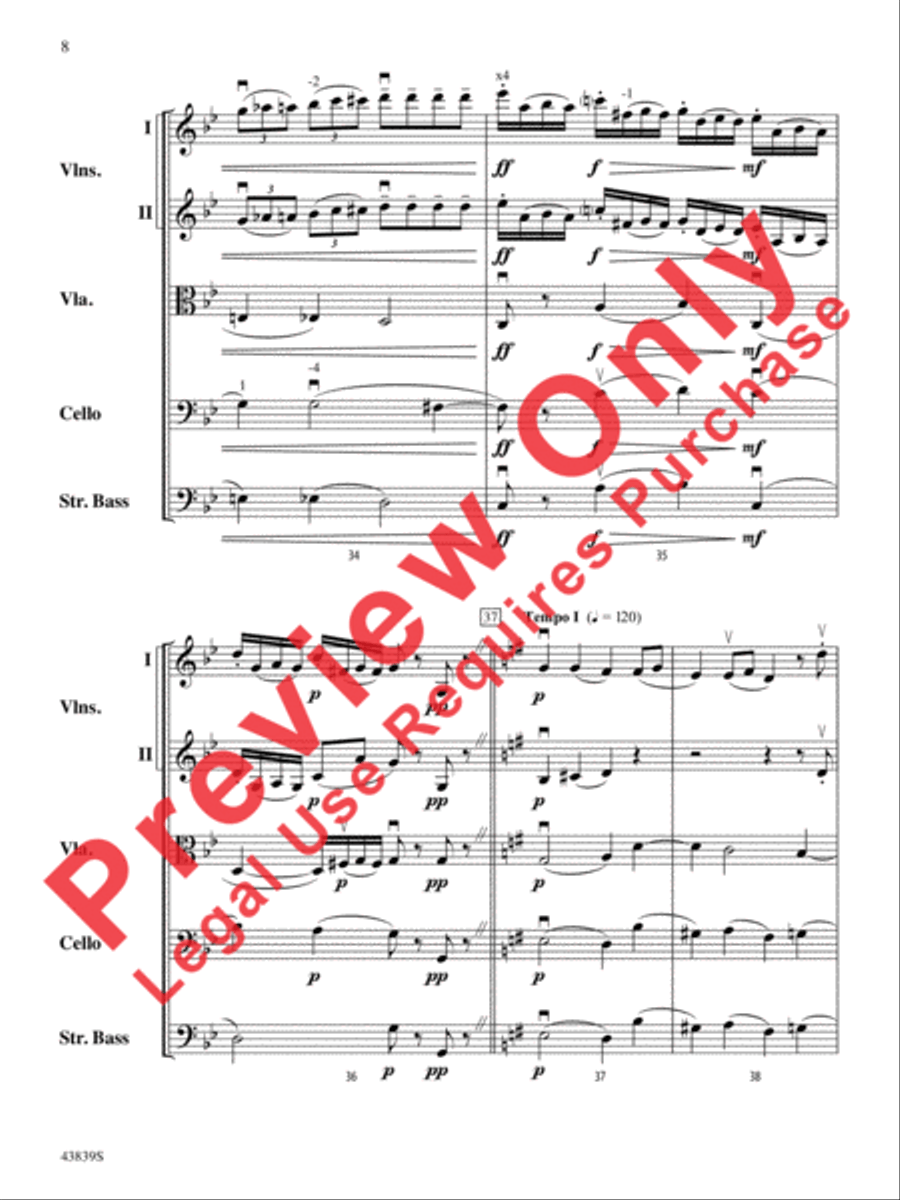Mozartiana Mozartiana String Orchestra scores gallery preview page 9