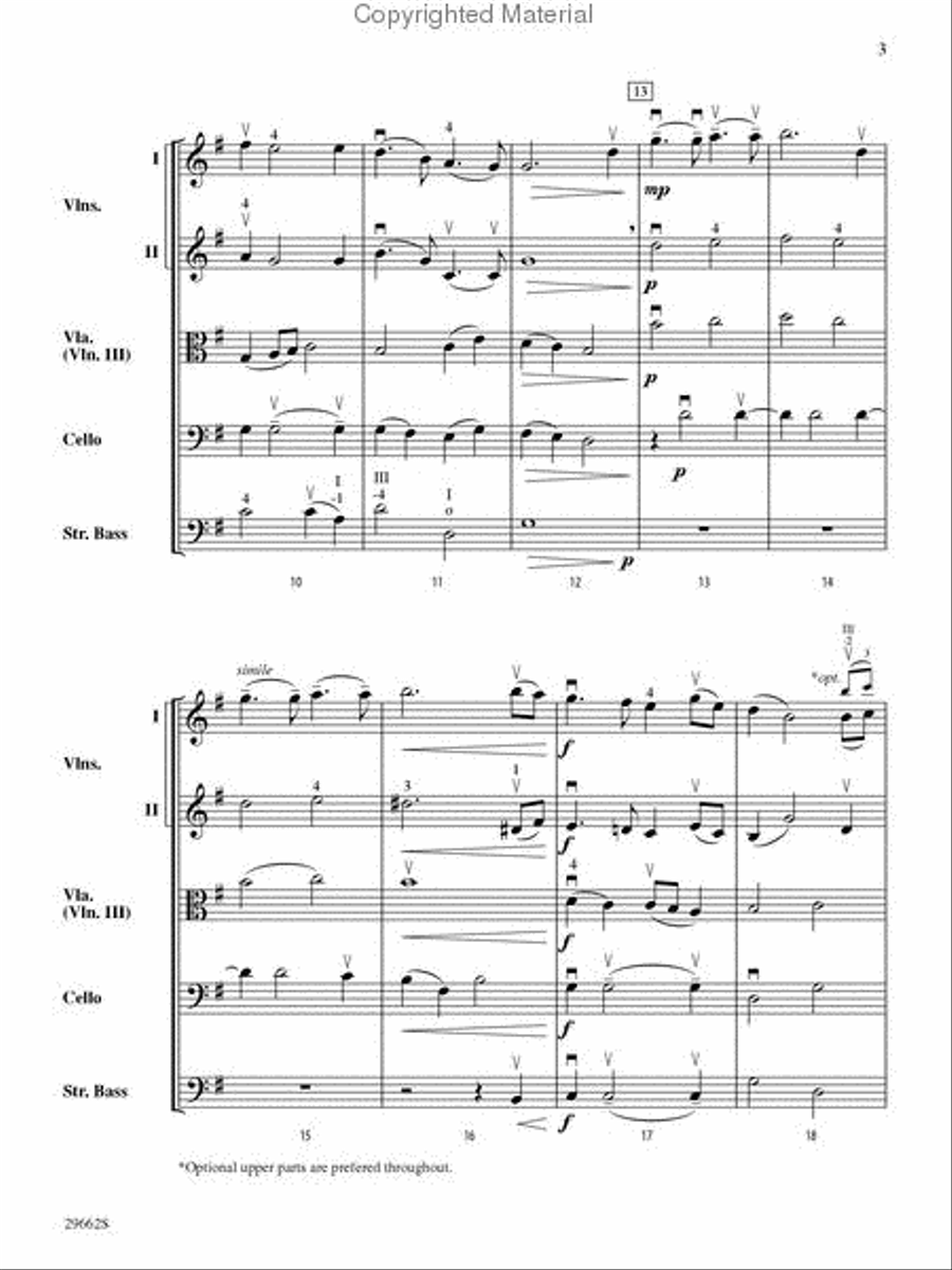 A Scottish Ballade (Annie Laurie) String Orchestra scores gallery preview page 3