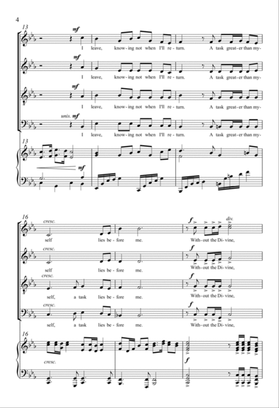 Words of Lincoln 4-Part scores gallery preview page 3