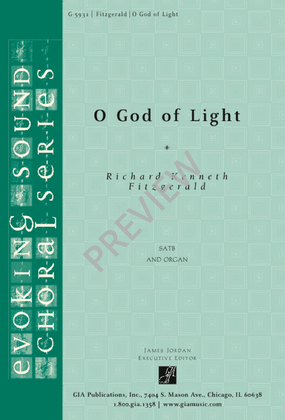 Book cover for O God of Light