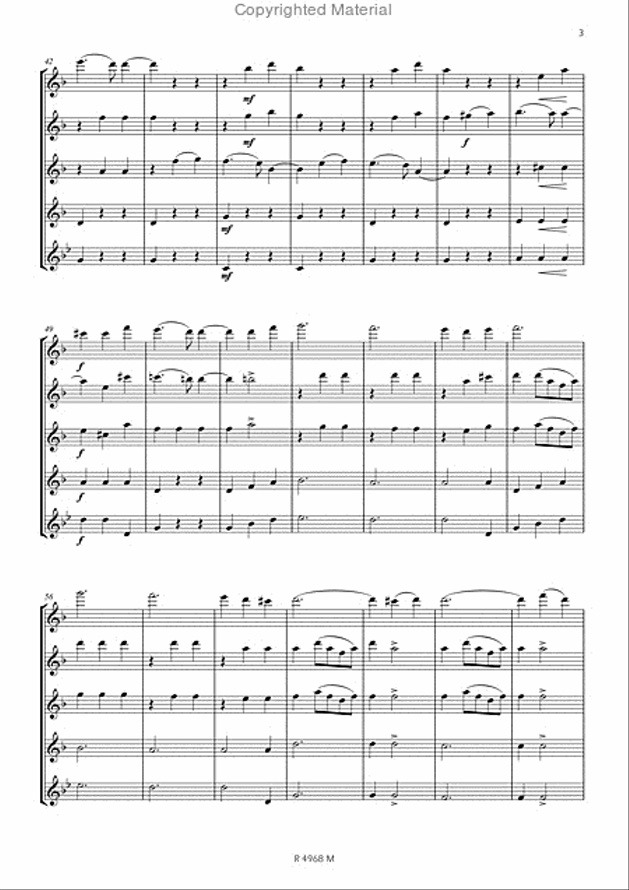 Les Yeux noirs, pour flûte Flute scores gallery preview page 4