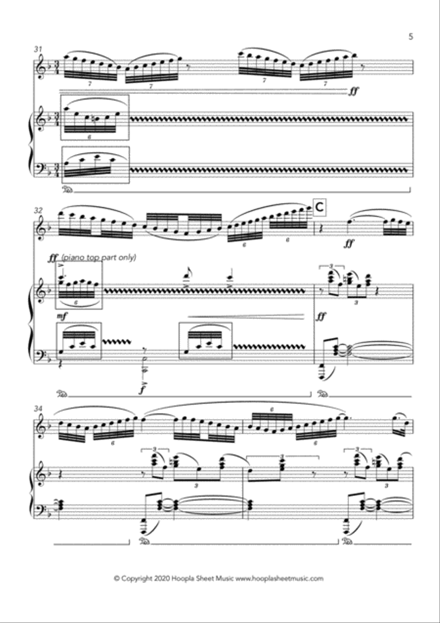 Silent Night Fantasy Silent Night Fantasy Flute Solo scores gallery preview page 5