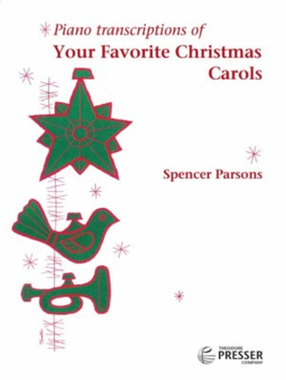 Book cover for Piano Transcriptions Of Your Favorite Christmas Carols