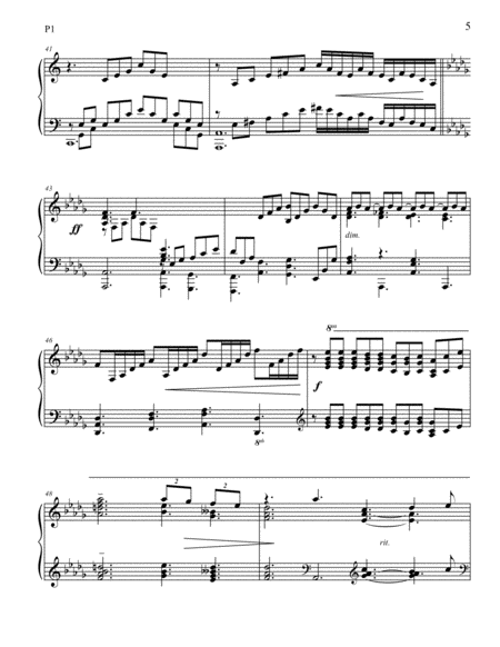 O Holy Night for 2 pianos, 4 hands, Advanced, in the style of Debussy image number null