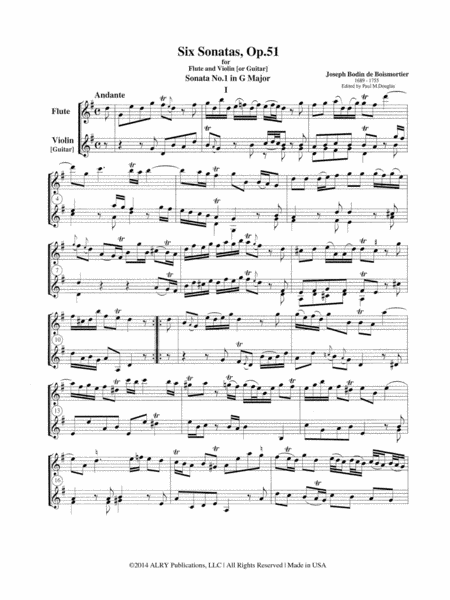 Six Sonates, Op. 51