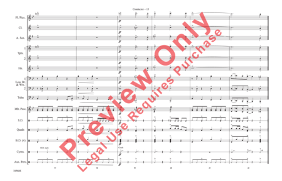 Shorties #18 Marching Band scores gallery preview page 27
